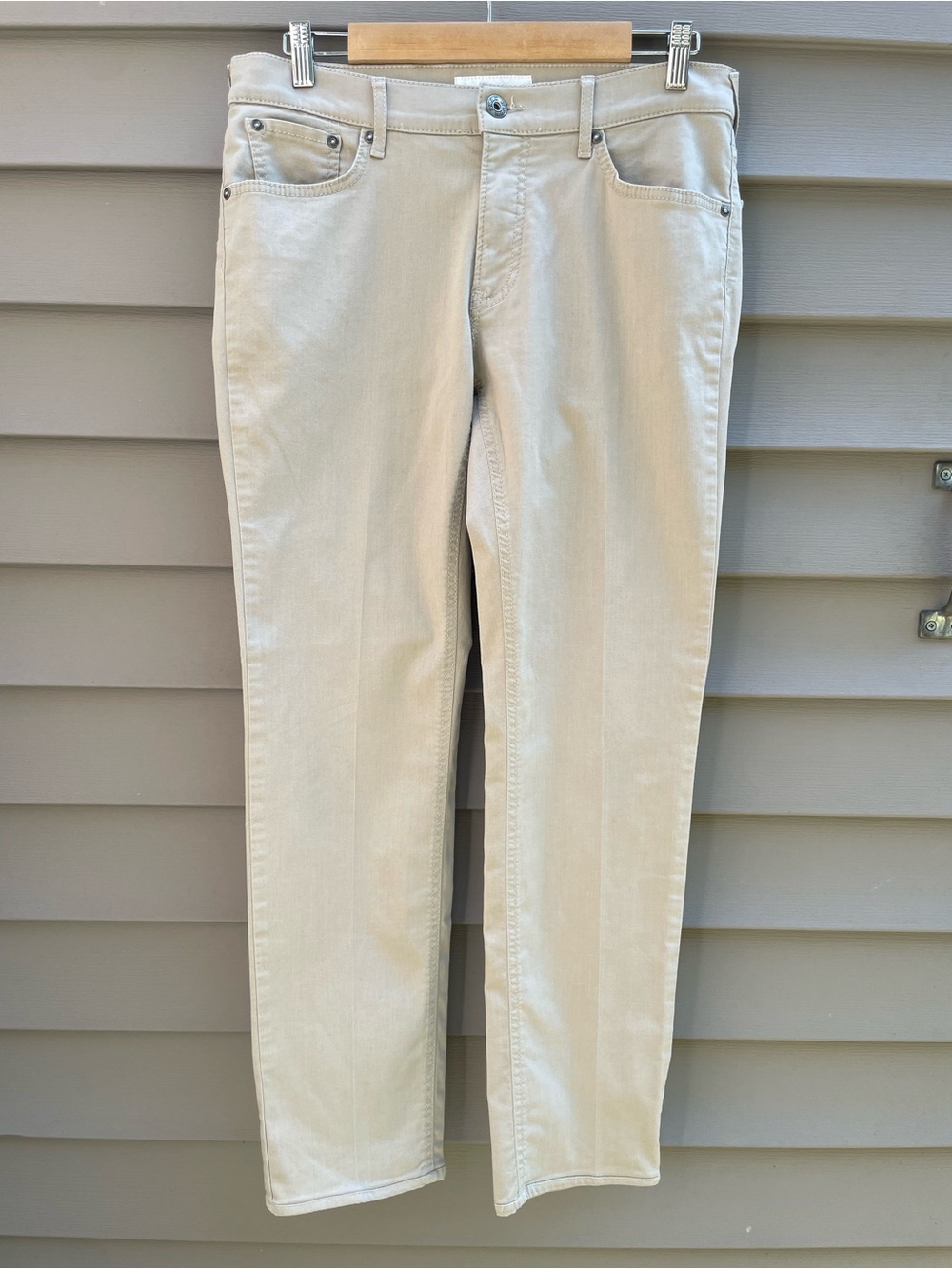 Brax Men's hi flex style chuck pants in Light Beige/toupe